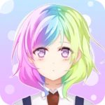 cute avatar factory: pastel avatar dress up android application logo